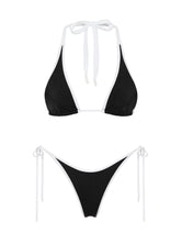 DARA -  JETT Black Triangle Bikini Set