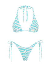 DARA - SKY ZEBRA SPLASH Triangle Bikini Set