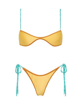 ESTE - CANARY CRUSH Neoprene Halter Bikini Set