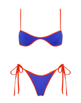 ESTE - SALA Blue Scoop Crop Bikini Set