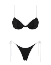 JARA - JETT Black Balconette Bikini Set