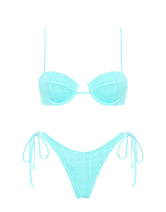 MALA - JAVE Blue Crochet Balconette Bikini Set