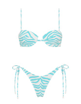 MALA - SKY ZEBRA SPLASH Balconette Bikini Set