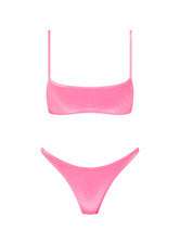 MIMA - PINK CANDY VELVET Crop Bikini Set