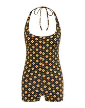 NURIA - PERL Geometric Playsuit