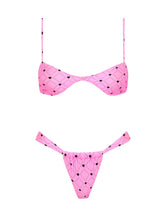 STELL - CASSI Pink Heart Scoop Bikini Set