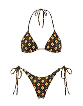 VINCA - PERL Geometric Triangle Bikini Set