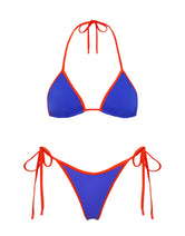 VINCA - SALA Blue Triangle Bikini Set
