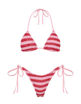 VINCA - TANNA Crochet Triangle Bikini Set
