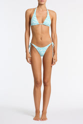 DARA - SKY ZEBRA SPLASH Triangle Bikini Set - Image 2