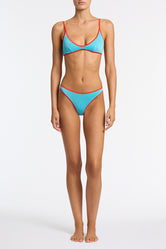 MAIA - AZURE SPARKLE Crop Bikini Set - Image 2