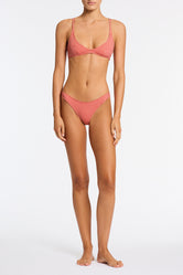 MAIA - PRON Red Gingham Scoop Bikini Set - Image 2
