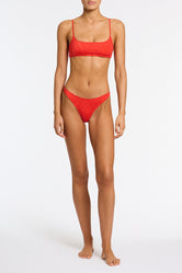MICA - VISS Red Crop Bikini Set - Image 2