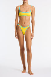 MIMA - XUMA Yellow Crop Bikini Set - Image 2