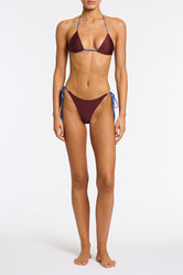 VINCA - FARO Neoprene Triangle Bikini Set - Image 2