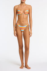 VINCA - MELON STRIPE Triangle Bikini Set - Image 2