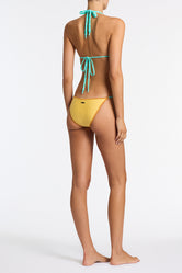DARA - CANARY CRUSH Neoprene Triangle Bikini Set - Image 3