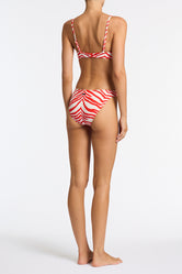 MAIA - CHERRY ZEBRA SPLASH Crop Bikini Set - Image 3