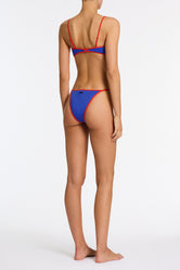 ESTE - SALA Blue Scoop Crop Bikini Set - Image 3