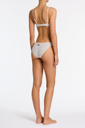 MICA - LUSAIL White Terry Towelling Crop Bikini Set - Image 3