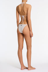 VINCA - LUSAIL White Terry Towelling Triangle Bikini Set - Image 3
