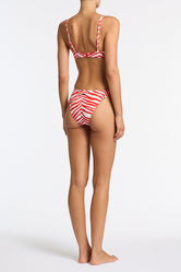 MAIA - CHERRY ZEBRA SPLASH Crop Bikini Set - Image 4