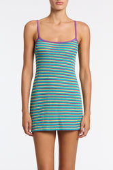 MINNI - ORCHID CROCHET STRIPE Mini Dress - Image 4