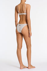 MICA - LUSAIL White Terry Towelling Crop Bikini Set - Image 4