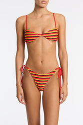 ESTE - HORIZON Stripe Scoop Crop Bikini Set - Image 5