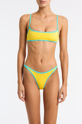 MIMA - XUMA Yellow Crop Bikini Set - Image 5