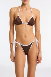 VINCA - BISC Brown Triangle Bikini Set - Image 5