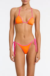 VINCA - SANTO Orange Triangle Bikini Set - Image 5