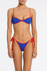 ESTE - SALA Blue Scoop Crop Bikini Set - Image 5