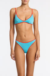 MAIA - AZURE SPARKLE Crop Bikini Set - Image 6