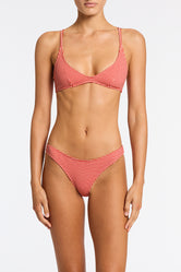 MAIA - PRON Red Gingham Scoop Bikini Set - Image 6