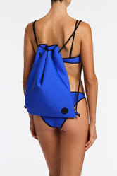 POPPY - BLUE TANGO Neoprene Balconette Bikini Set - Image 6