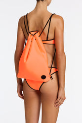 POPPY - PEACH SORBET Neoprene Balconette Bikini Set - Image 6