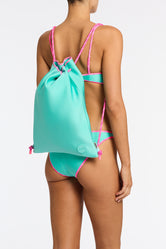 MAIA - TURQUOISE Neoprene Scoop Bikini Set - Image 6